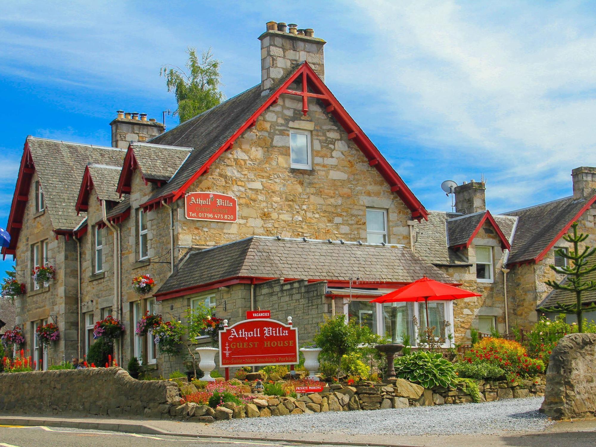 Atholl Villa Guest House Pitlochry Exterior foto